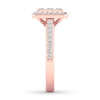 Diamond Engagement Ring 3/4 ct tw Round-cut 14K Rose Gold