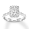 Thumbnail Image 0 of Diamond Engagement Ring 3/4 ct tw Round-cut 14K White Gold