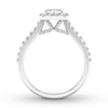 Thumbnail Image 1 of Diamond Engagement Ring 3/4 ct tw Round-cut 14K White Gold