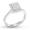 Thumbnail Image 3 of Diamond Engagement Ring 3/4 ct tw Round-cut 14K White Gold