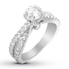 Thumbnail Image 4 of Diamond Engagement Ring 2 ct tw Round-cut 14K White Gold