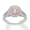 Thumbnail Image 0 of Certified Diamond Engagement Ring 3/4 ct tw 14K Two-Tone Gold