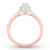 Thumbnail Image 1 of Diamond Engagement Ring 1/2 ct tw Round-cut 14K Two-Tone Gold