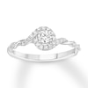 Thumbnail Image 1 of Now + Forever Diamond Engagement Ring 1/3 ct tw Round-cut 10K White Gold