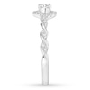 Thumbnail Image 3 of Now + Forever Diamond Engagement Ring 1/3 ct tw Round-cut 10K White Gold