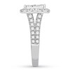 Thumbnail Image 2 of Diamond Engagement Ring 2 ct tw Princess & Round-cut 14K White Gold