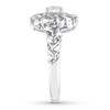 Diamond Engagement Ring 1/2 ct tw Round-cut 14K White Gold