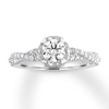 Thumbnail Image 0 of Diamond Engagement Ring 1 ct tw Round-cut 14K White Gold