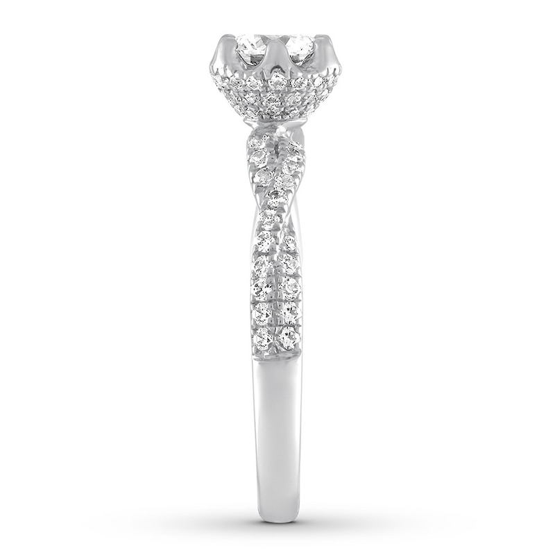 Main Image 2 of Now + Forever Diamond Engagement Ring 1 ct tw Round-cut 14K White Gold