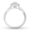 Thumbnail Image 1 of Diamond Engagement Ring 3/8 ct tw Round-cut 10K White Gold