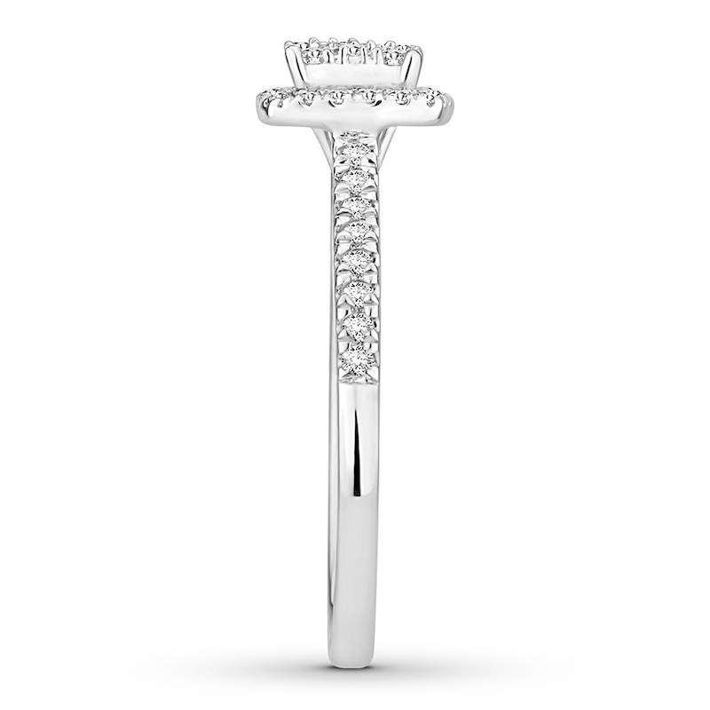 Main Image 3 of Now + Forever Diamond Engagement Ring 1/2 ct tw Round-cut 10K White Gold