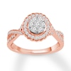 Thumbnail Image 1 of Now + Forever Diamond Engagement Ring 1/2 ct tw Round-cut 10K Two-Tone Gold