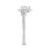 Diamond Engagement Ring 1 ct tw Pear/Round 14K White Gold