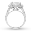 Thumbnail Image 1 of Diamond Engagement Ring 2-1/5 ct tw Round-cut 14K White Gold