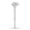 Thumbnail Image 3 of Now + Forever Diamond Engagement Ring 1/2 ct tw Pear/Round 14K White Gold
