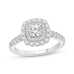 Now + Forever Diamond Engagement Ring 1 ct tw Round-cut 14K White Gold