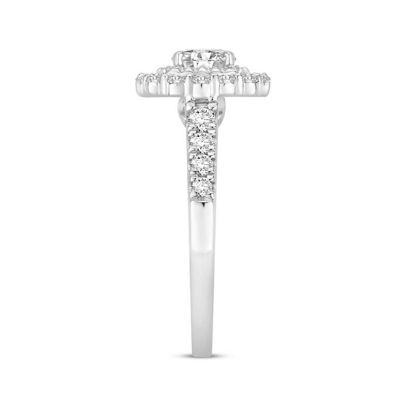 Main Image 2 of Now + Forever Diamond Engagement Ring 1 ct tw Round-cut 14K White Gold