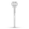 Thumbnail Image 3 of Now + Forever Diamond Engagement Ring 5/8 ct tw Round-cut 14K White Gold