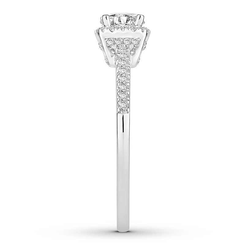 Main Image 3 of Now + Forever Diamond Engagement Ring 5/8 ct tw Round-cut 14K White Gold