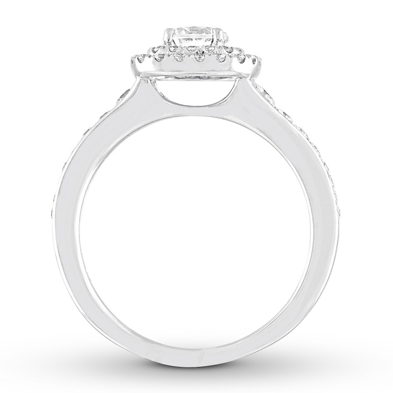 Diamond Engagement Ring 1 ct tw Round-cut 14K White Gold