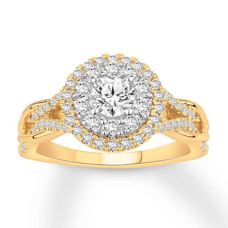 Main Image 1 of Now + Forever Diamond Engagement Ring 1 ct tw Round-cut 14K Two-Tone Gold