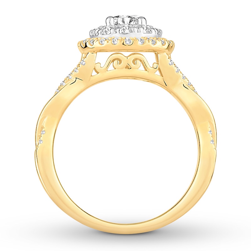 Main Image 2 of Now + Forever Diamond Engagement Ring 1 ct tw Round-cut 14K Two-Tone Gold