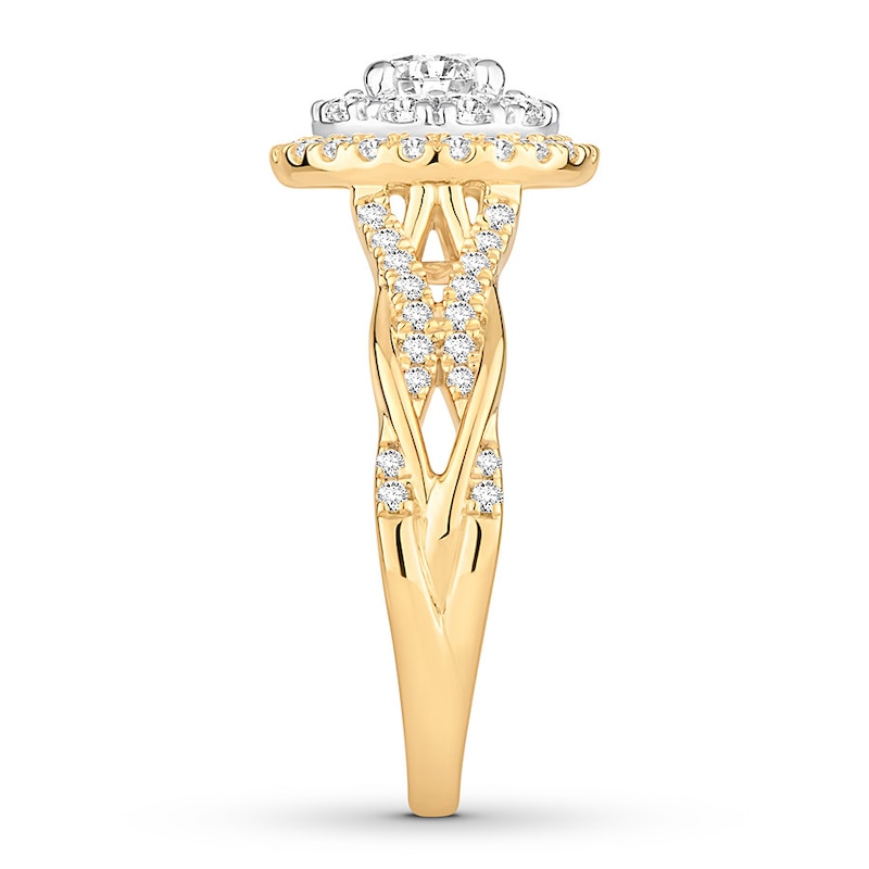 Main Image 3 of Now + Forever Diamond Engagement Ring 1 ct tw Round-cut 14K Two-Tone Gold