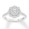 Thumbnail Image 0 of Diamond Engagement Ring 5/8 ct tw Round-cut 14K White Gold