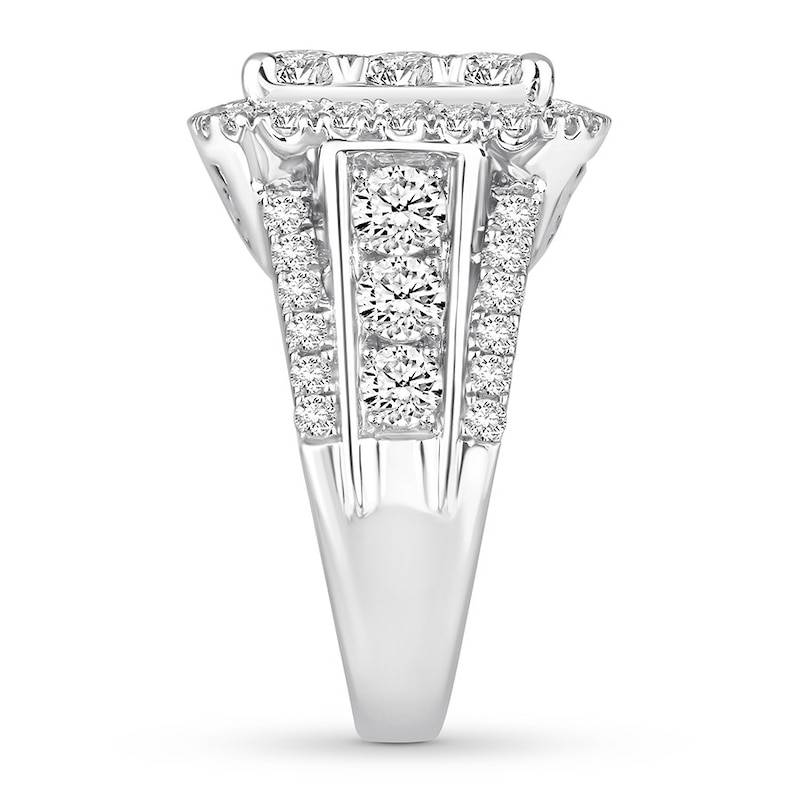 Main Image 3 of Now + Forever Diamond Engagement Ring 3-1/2 ct tw Round-cut 10K White Gold