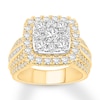 Thumbnail Image 0 of Diamond Engagement Ring 2-1/2 ct tw Round-cut 10K Two-Tone Gold