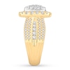 Thumbnail Image 2 of Diamond Engagement Ring 2-1/2 ct tw Round-cut 10K Two-Tone Gold