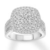 Thumbnail Image 0 of Diamond Engagement Ring 1-1/2 ct tw Round-cut 10K White Gold