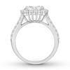 Diamond Engagement Ring 2 ct tw Round-cut 14K White Gold