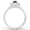 Thumbnail Image 2 of Neil Lane Oval-cut Sapphire Engagement Ring 7/8 ct tw Diamonds 14K Gold