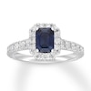 Thumbnail Image 1 of Neil Lane Emerald-cut Sapphire Engagement Ring 1 ct tw Diamonds 14K Gold