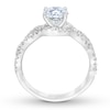 Thumbnail Image 1 of THE LEO First Light Diamond Engagement Ring 1-1/3 ct tw 14K White Gold