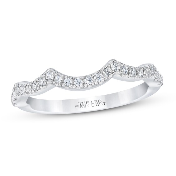 THE LEO First Light Diamond Wedding Band 1/5 ct tw 14K White Gold