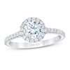 THE LEO First Light Diamond Engagement Ring 1-1/4 ct tw 14K White Gold