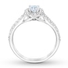 Thumbnail Image 1 of THE LEO First Light Diamond Engagement Ring 1-1/4 ct tw 14K White Gold