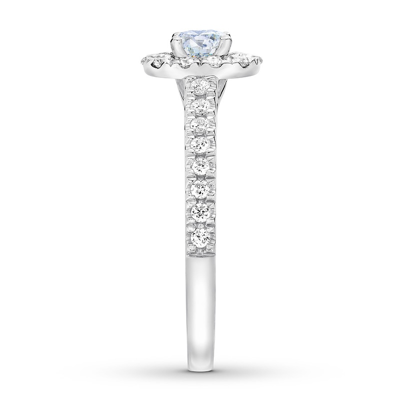 Main Image 3 of THE LEO First Light Diamond Engagement Ring 1-1/4 ct tw 14K White Gold