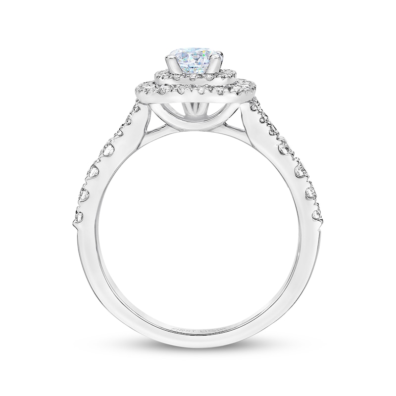 THE LEO First Light Diamond Engagement Ring 1 ct tw 14K White Gold