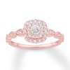 Thumbnail Image 1 of Now + Forever Diamond Engagement Ring 1/4 ct tw Round-cut 10K Rose Gold