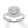Thumbnail Image 1 of Now + Forever Diamond Engagement Ring 1/2 ct tw Round-cut 10K White Gold