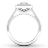 Thumbnail Image 2 of Now + Forever Diamond Engagement Ring 1/2 ct tw Round-cut 10K White Gold