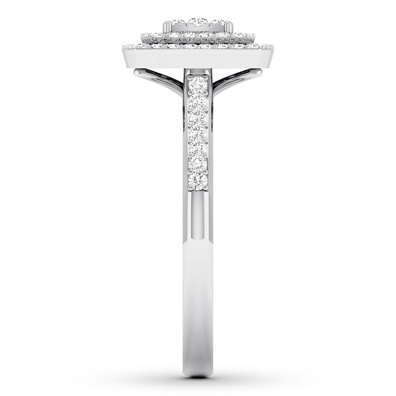 Main Image 3 of Now + Forever Diamond Engagement Ring 1/2 ct tw Round-cut 10K White Gold