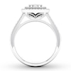Thumbnail Image 1 of Diamond Engagement Ring 1/2 ct tw Round-cut 10K White Gold