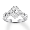Thumbnail Image 0 of Diamond Engagement Ring 3/4 ct tw Round-cut 14K White Gold