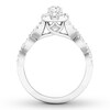 Thumbnail Image 1 of Diamond Engagement Ring 3/4 ct tw Round-cut 14K White Gold