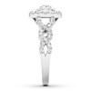 Thumbnail Image 2 of Diamond Engagement Ring 3/4 ct tw Round-cut 14K White Gold