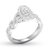 Thumbnail Image 3 of Diamond Engagement Ring 3/4 ct tw Round-cut 14K White Gold